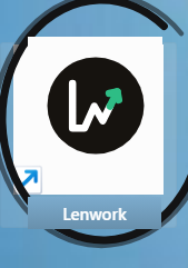 The Lenwork icon on the Windows desktop